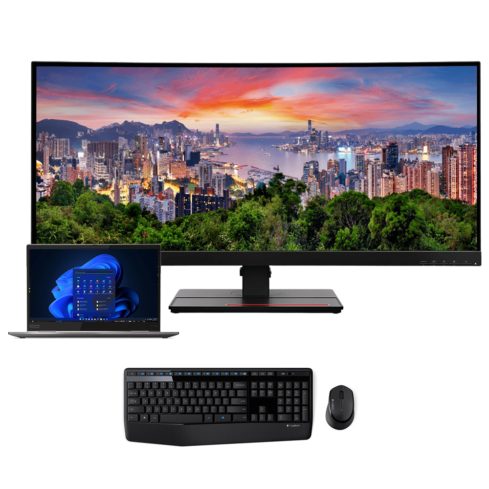 OFFICE PRO Lenovo ThinkPad X1 Yoga Gen5 i7/16GB/512GB SSD + Lenovo 34'' zakrivljeni ekran